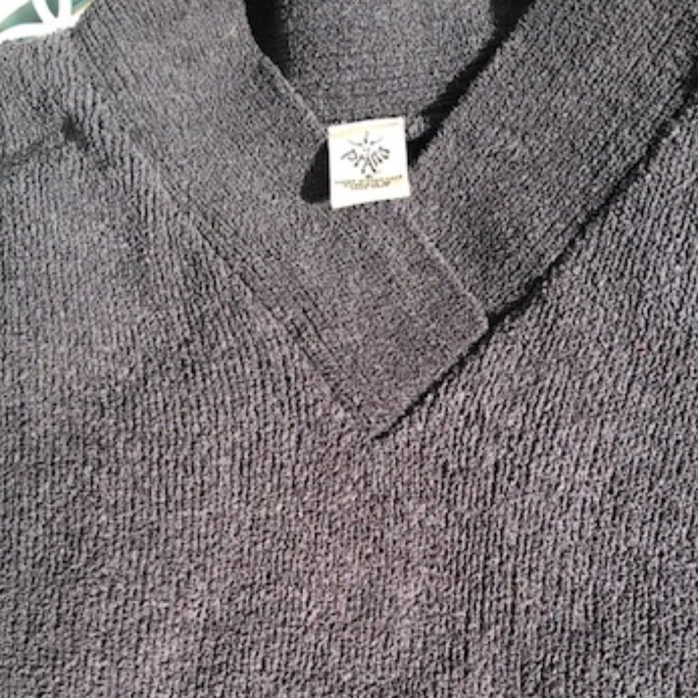Black Prana Breathe Chenille Sweater, Size S